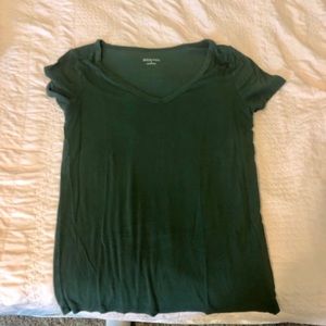 Green V-Neck Merona Tee